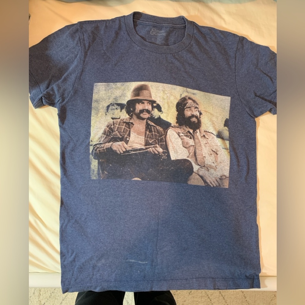 Cheech and Chong Blue Tee Shirt